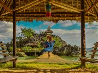 Blick zur Rock Bar im Sangat Island Dive Resort in der Coron Bay beim Kompaktkurs Tauchmedizin 2027