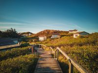 Dünenlandschaft auf Sylt bei der Akademie am Meer während des Flugmedizin-Kurses